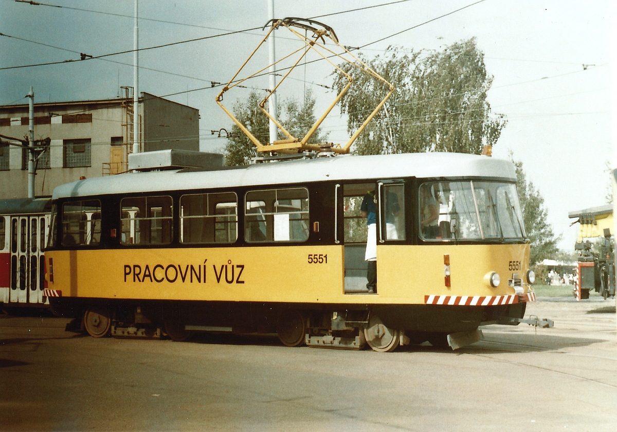 Прага, Tatra T3M № 5551; Прага — Старые фотографии