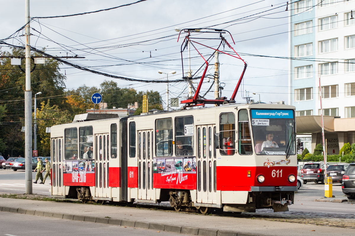 Калининград, Tatra KT4D № 611