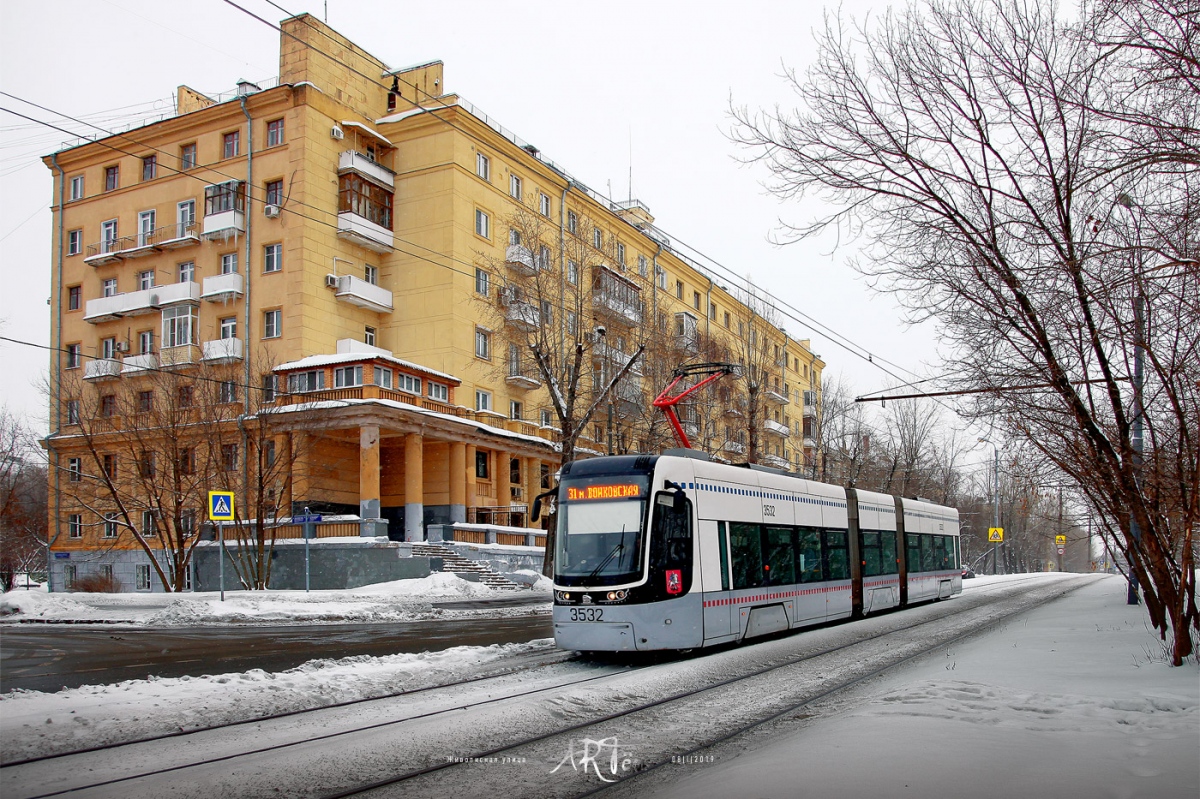 Москва, 71-414 (Pesa Fokstrot) № 3532 Москва, 71-414 (Pesa Fokstrot) № 3532