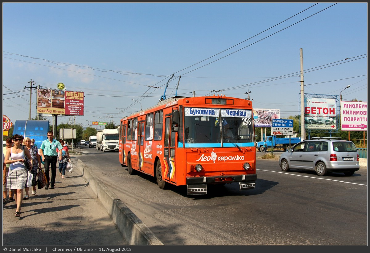 Черновцы, Škoda 14Tr89/6 № 298
