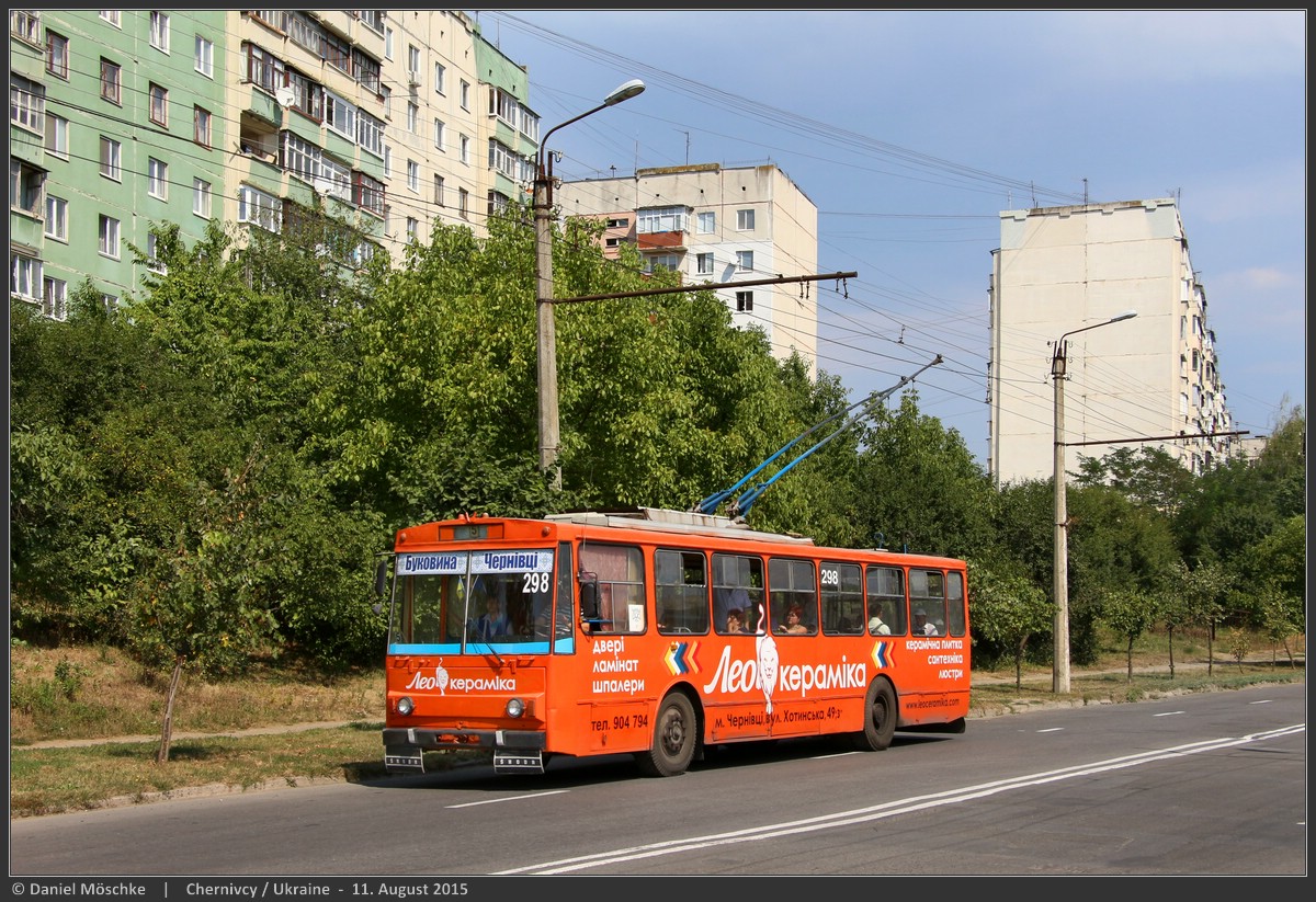 Черновцы, Škoda 14Tr89/6 № 298