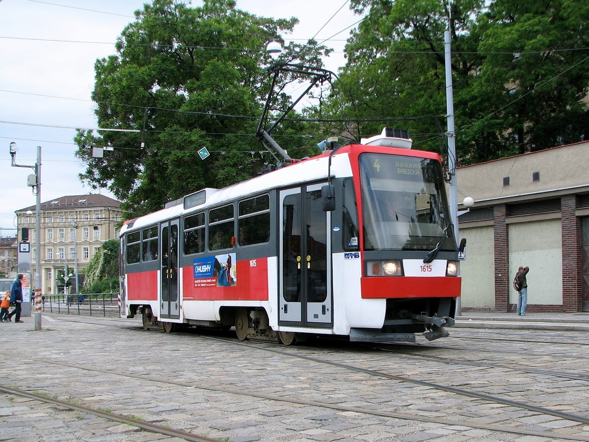 Brno, Tatra T3R (1995) Br. 1615