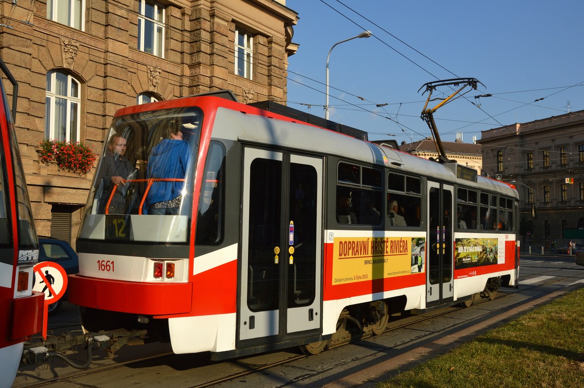 Брно, Tatra T3R (1995) № 1661