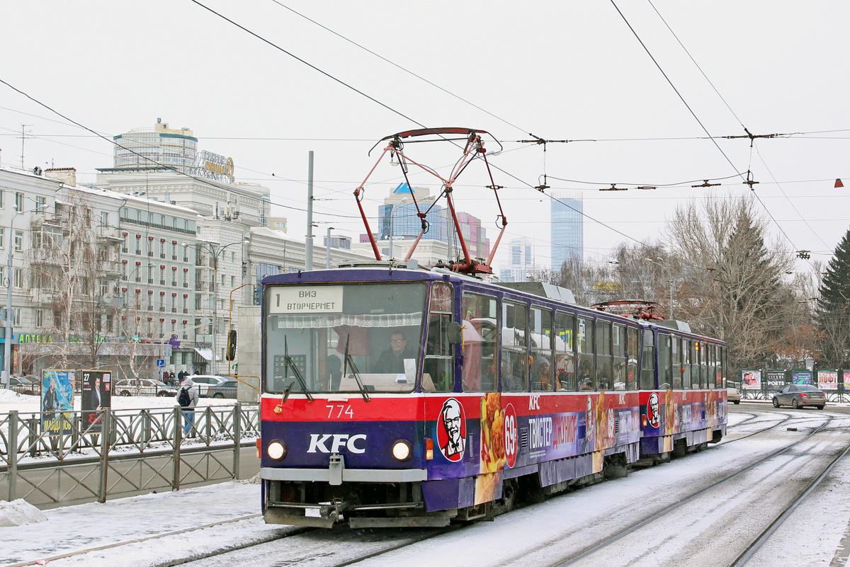 Yekaterinburg, Tatra T6B5SU # 774