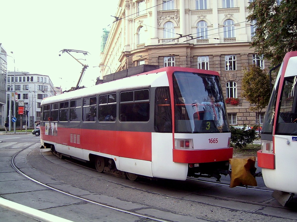Брно, Tatra T3R (1995) № 1665