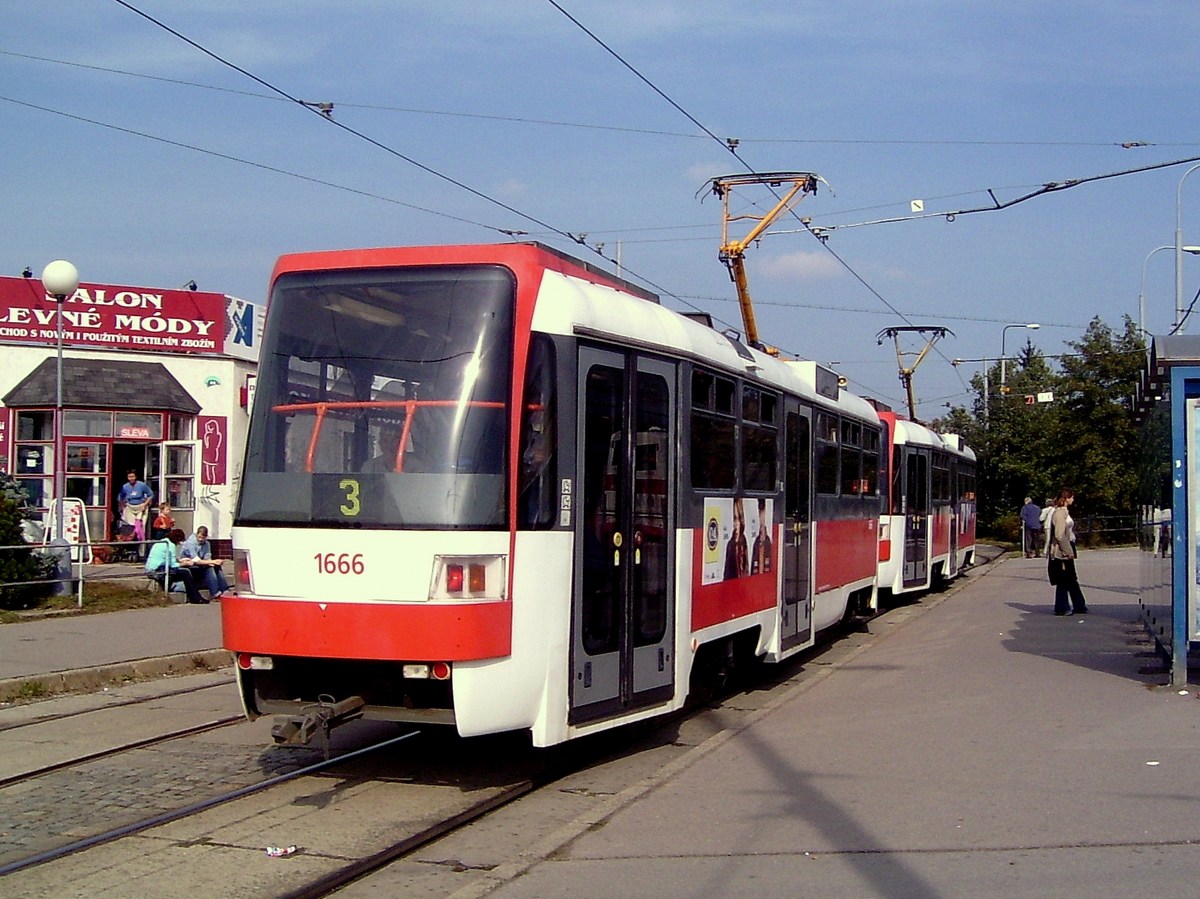 Брно, Tatra T3R (1995) № 1666
