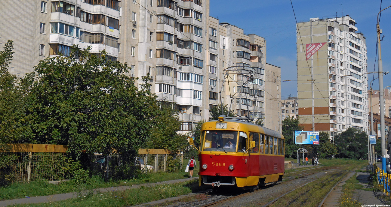 Киев, Tatra T3SU № 5968
