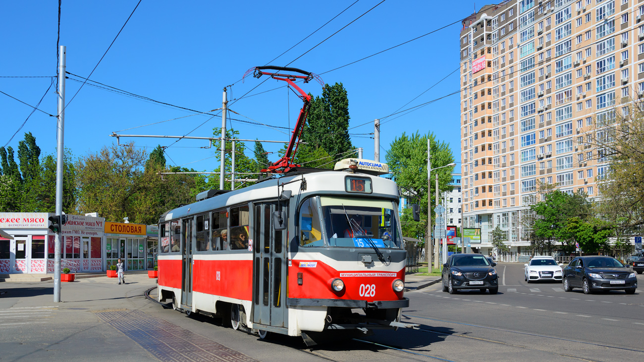 Краснодар, Tatra T3SU КВР ТМЗ № 028