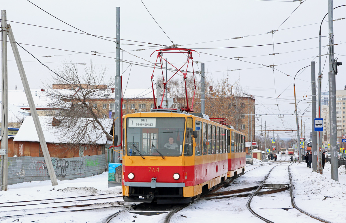 Екатеринбург, Tatra T6B5SU № 764