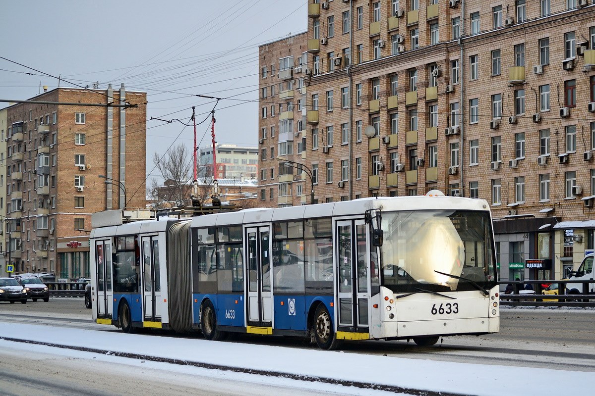 Москва, Тролза-6206.01 «Мегаполис» № 6633