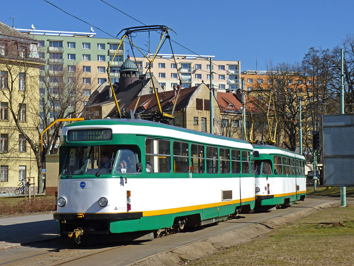 Liberec ― Jablonec nad Nysą, Tatra T2R Nr 18