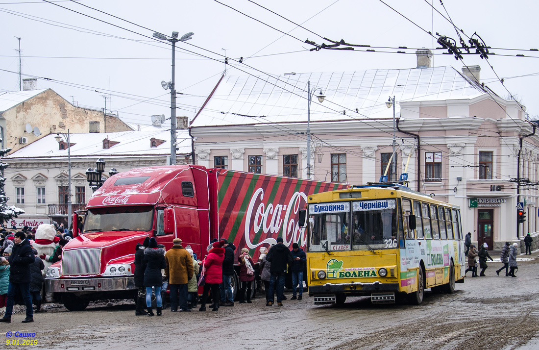 Черновцы, Škoda 14Tr89/6 № 326
