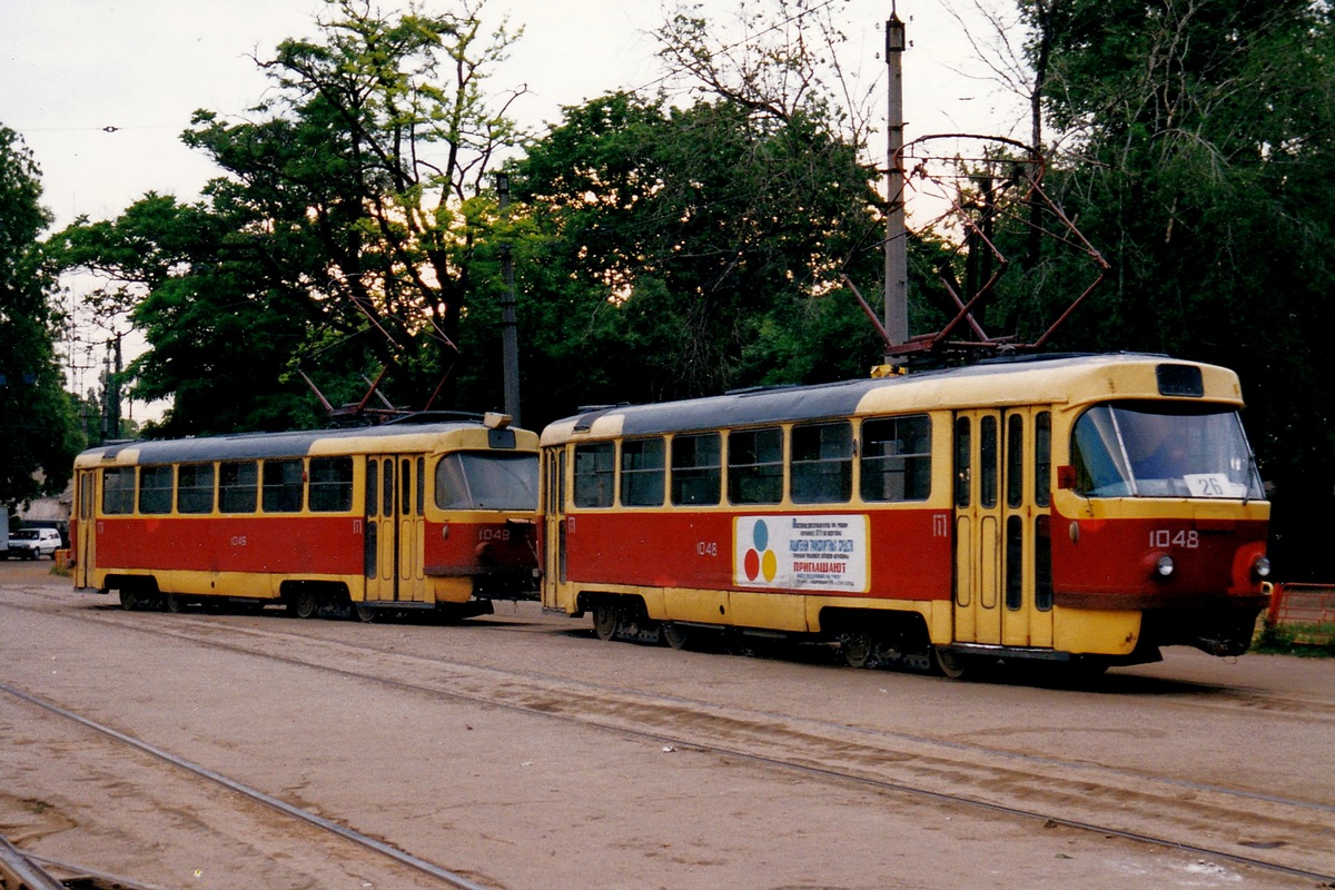 Одесса, Tatra T3SU (двухдверная) № 1048