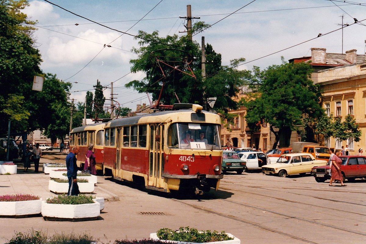 Одесса, Tatra T3SU № 4043