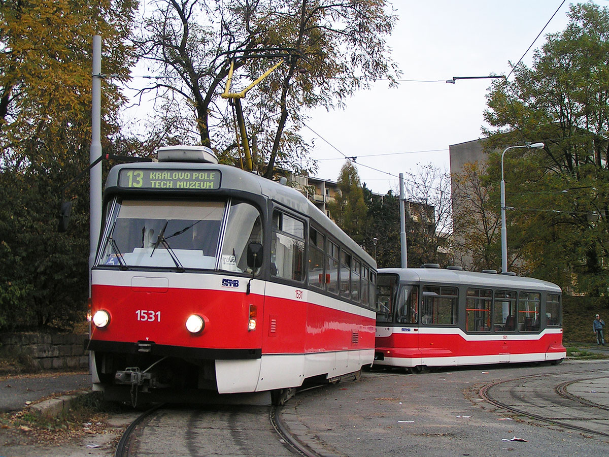 Brno, Tatra T3R.EV Br. 1531; Brno, VV60LF Br. 1301