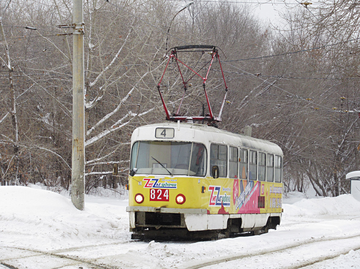 Самара, Tatra T3SU № 824; Самара — Конечные станции и кольца (трамвай)