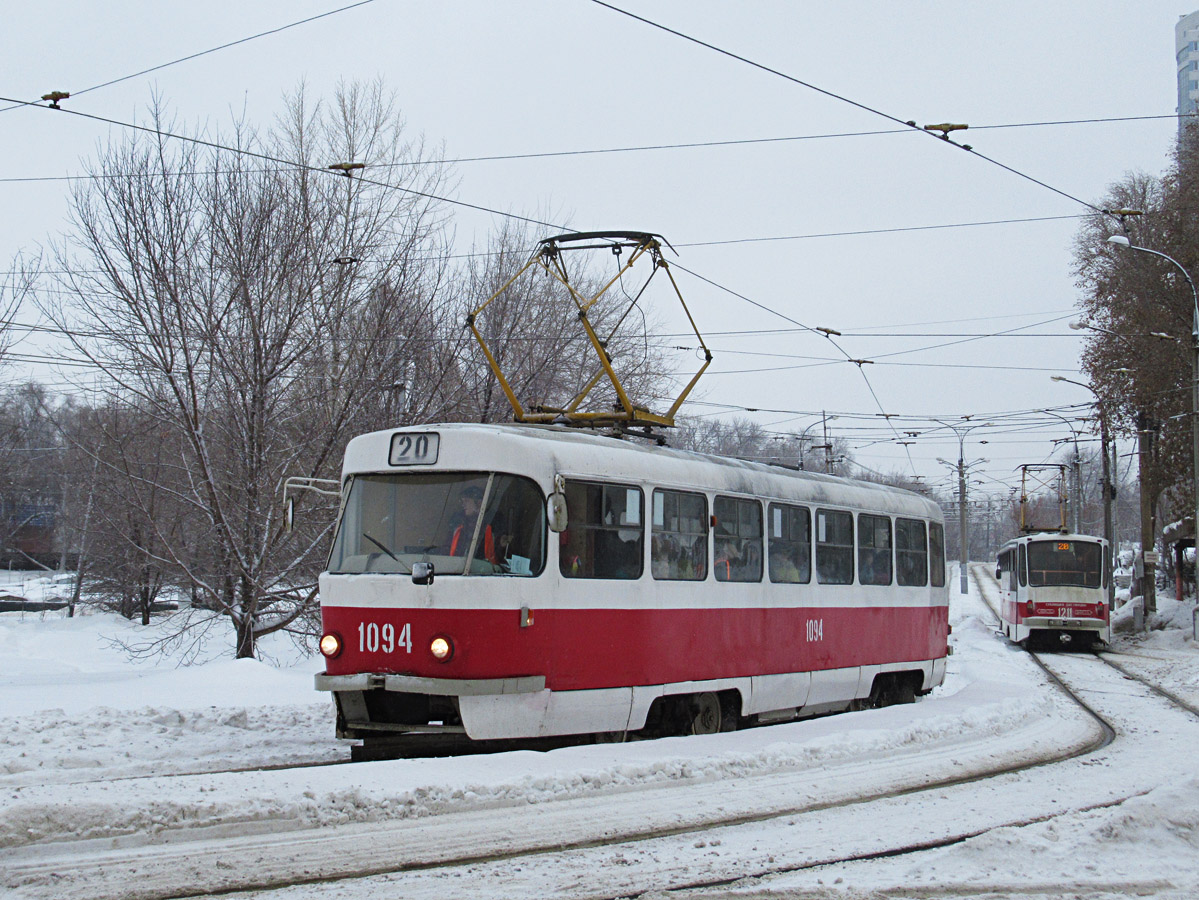 Самара, Tatra T3SU (двухдверная) № 1094