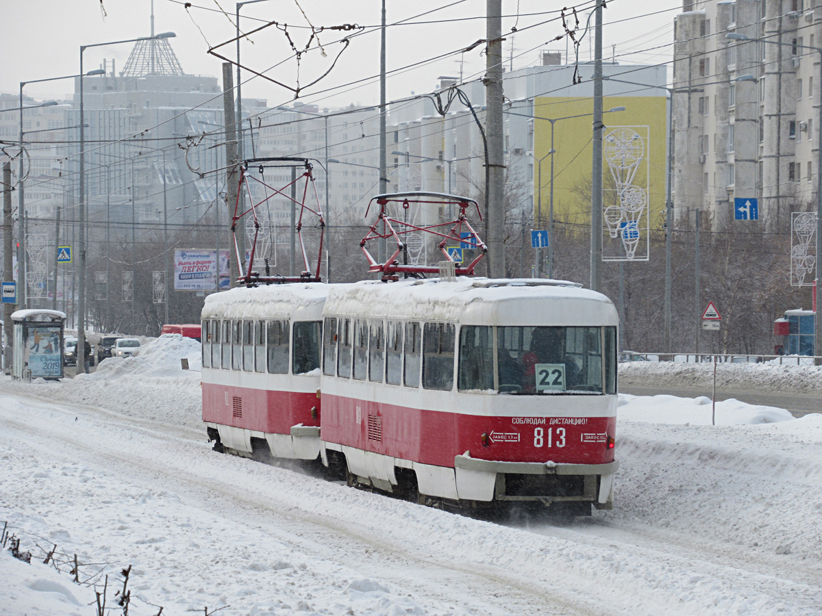 Самара, Tatra T3SU № 813