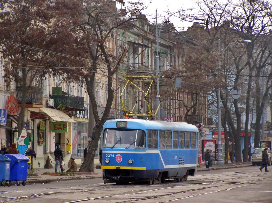 Одесса, Tatra T3R.P № 3274