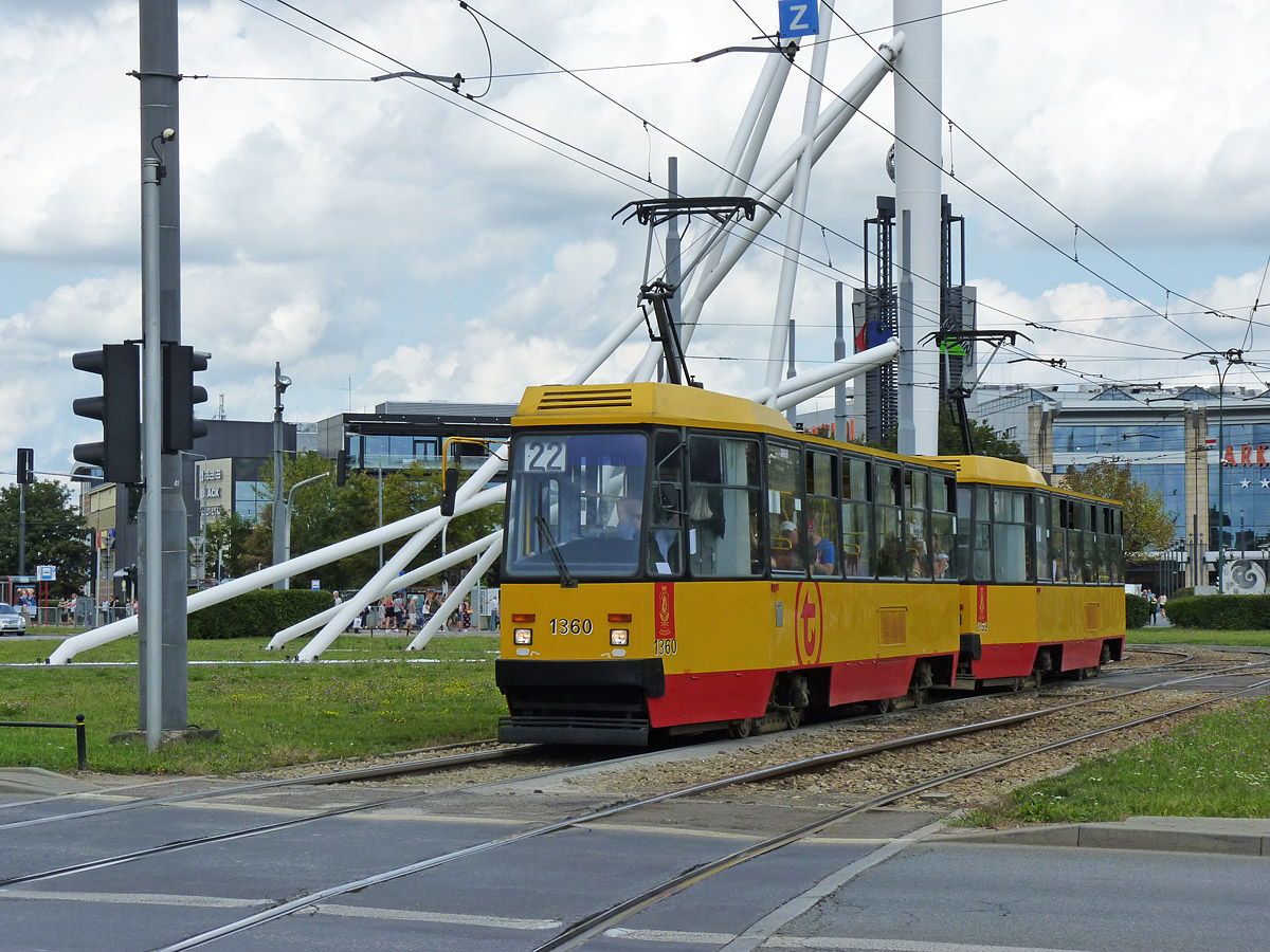 Варшава, Konstal 105Na № 1360