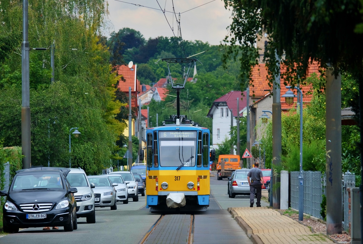 Гота, Tatra KT4DC-Z № 317