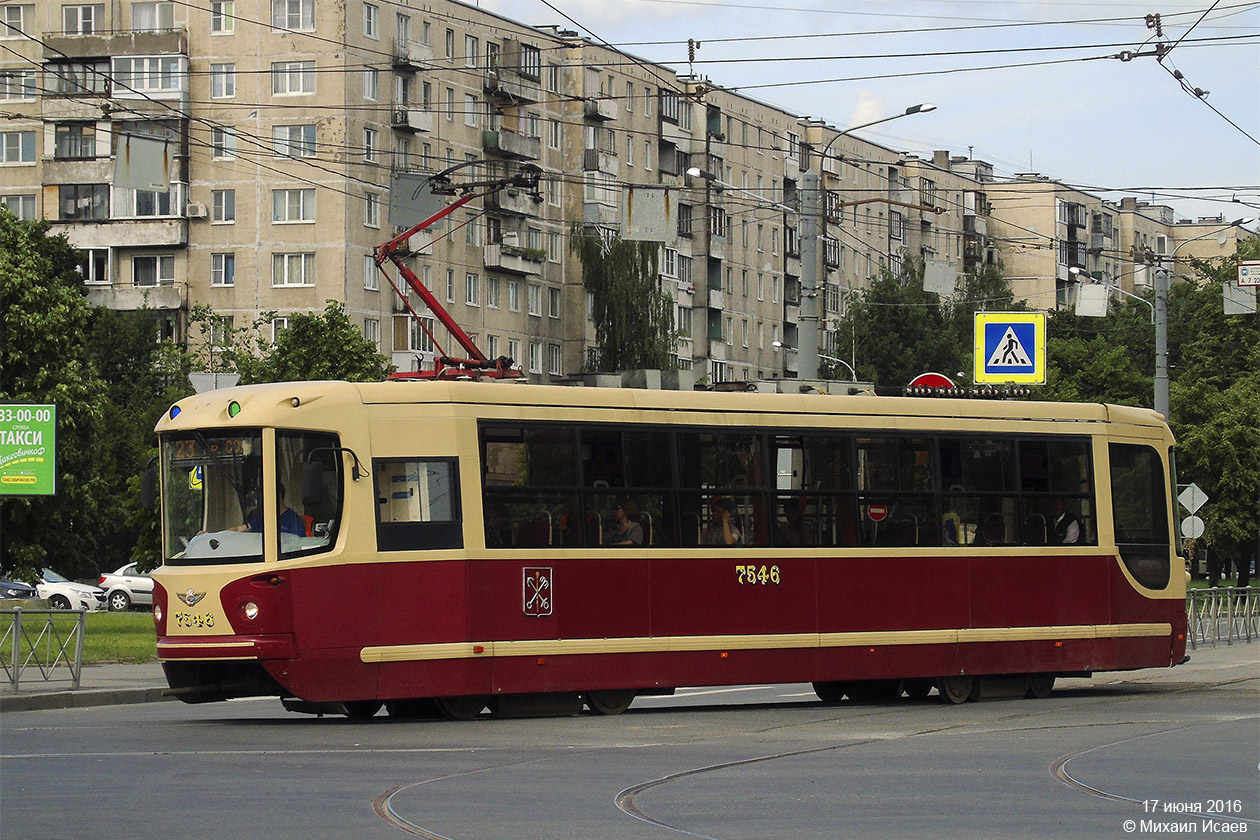 Санкт-Петербург, ЛМ-68М2 (мод. СПб ГЭТ) № 7546
