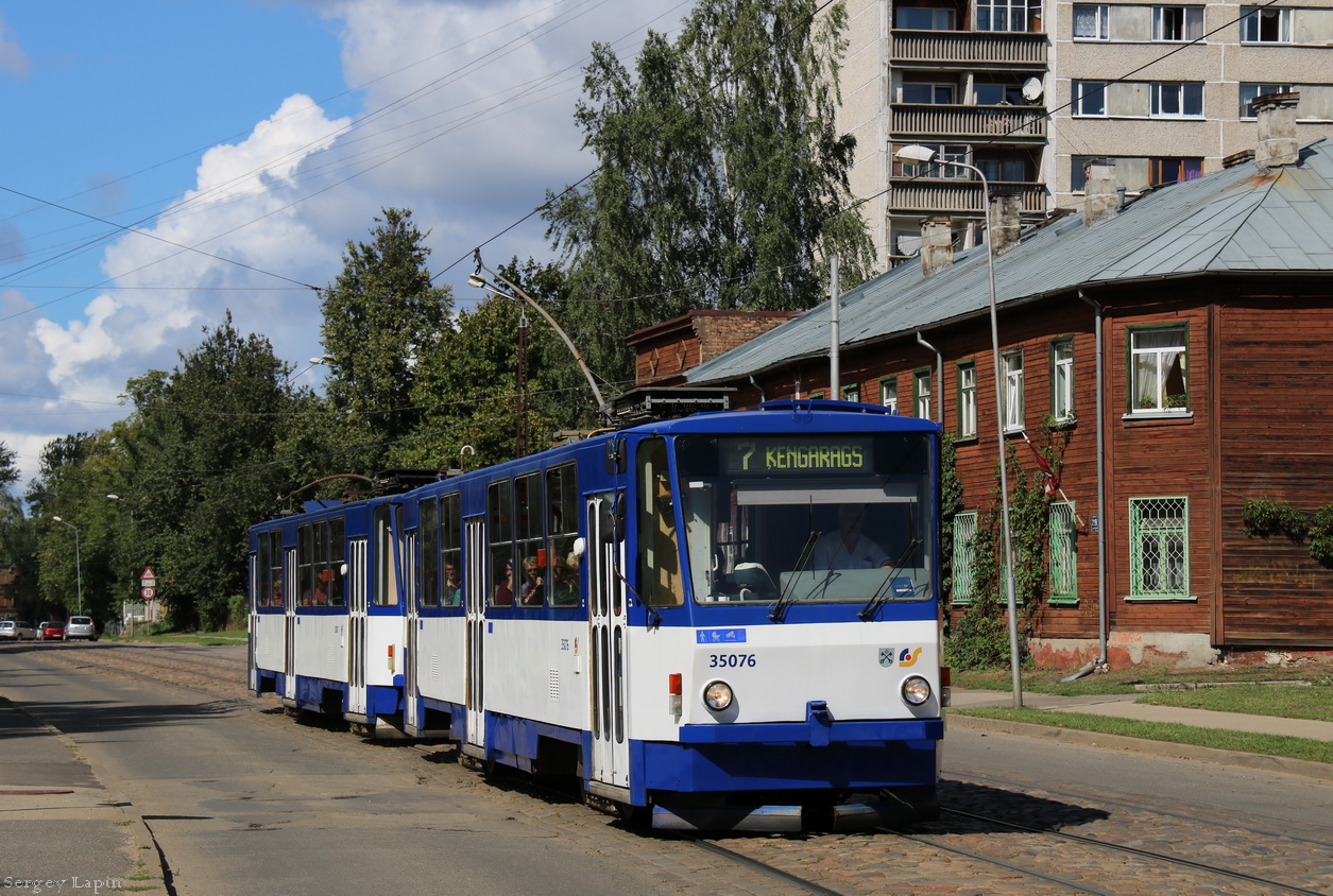 Рига, Tatra T3MR (T6B5-R) № 35076