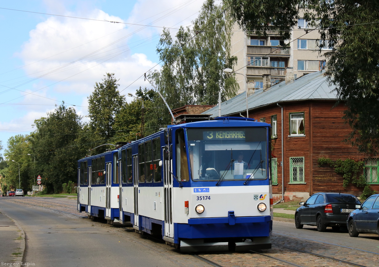 Рига, Tatra T3MR (T6B5-R) № 35174