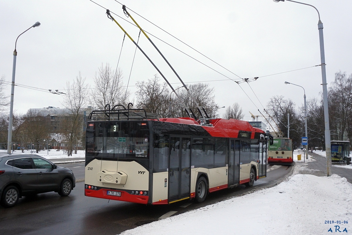 Вильнюс, Solaris Trollino IV 12 Škoda № 2747