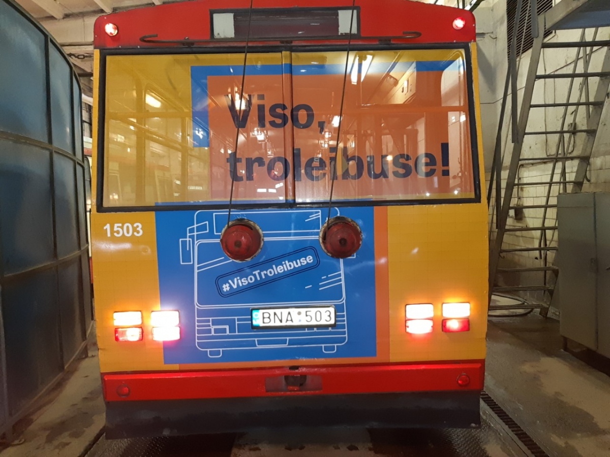 Вильнюс, Škoda 14Tr02/6 № 1503