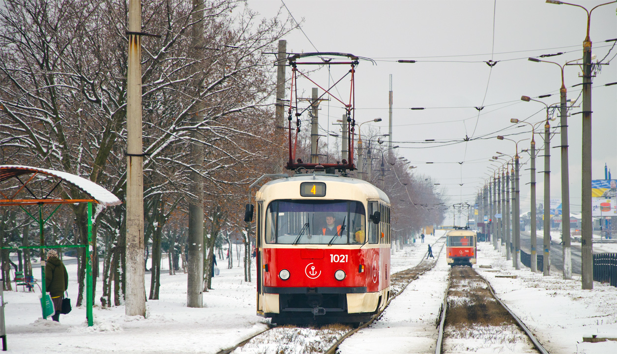 Мариуполь, Tatra T3SUCS № 1021