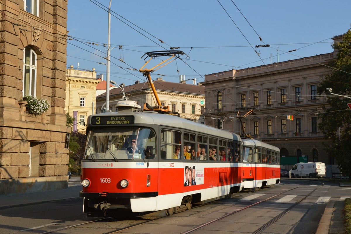 Брно, Tatra T3R.PV № 1603