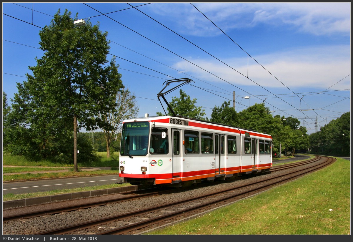 Бохум – Гельзенкирхен, Duewag M6S № 310