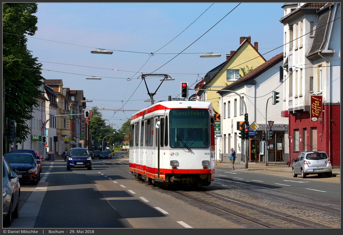 Бохум – Гельзенкирхен, Duewag M6S № 310
