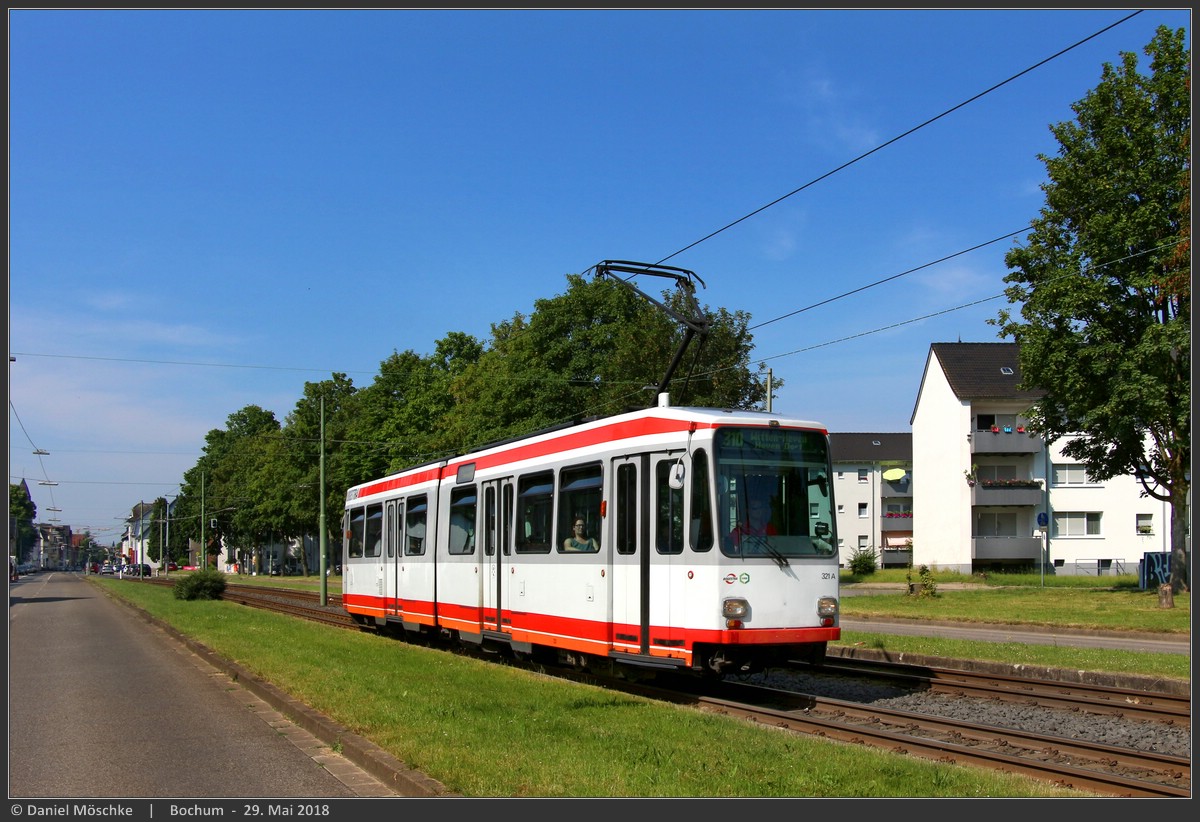 Бохум – Гельзенкирхен, Duewag M6S № 321