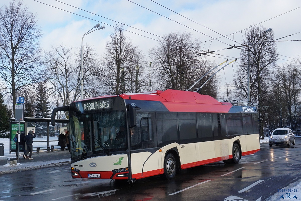 Вильнюс, Solaris Trollino IV 12 Škoda № 2746