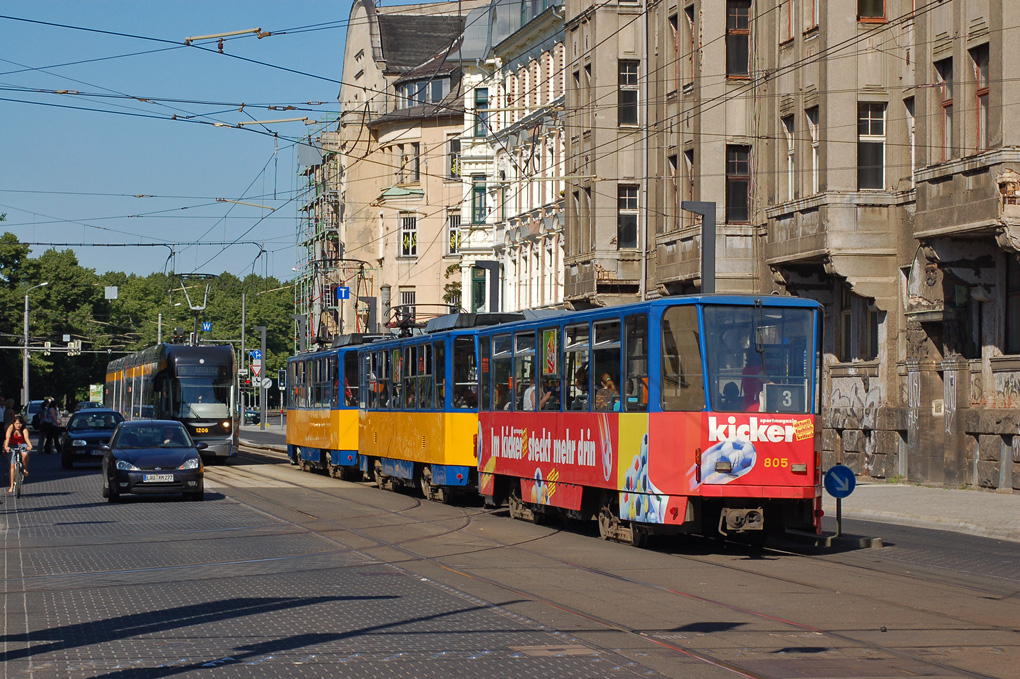 Leipzig, Tatra B6A2 Nr. 805