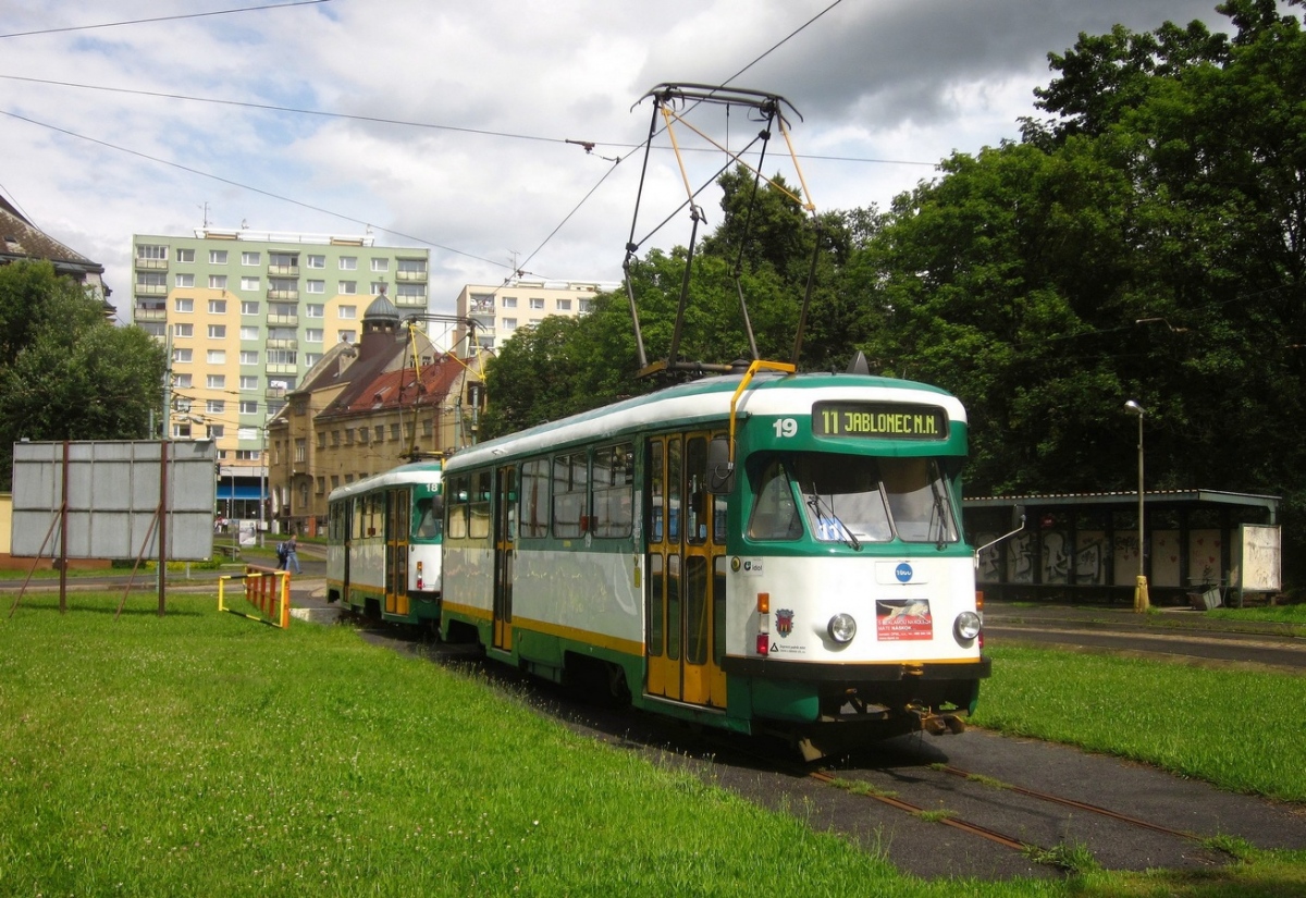Либерец ― Яблонец-над-Нисой, Tatra T2R № 19 Либерец ― Яблонец-над-Нисой, Tatra T2R № 19