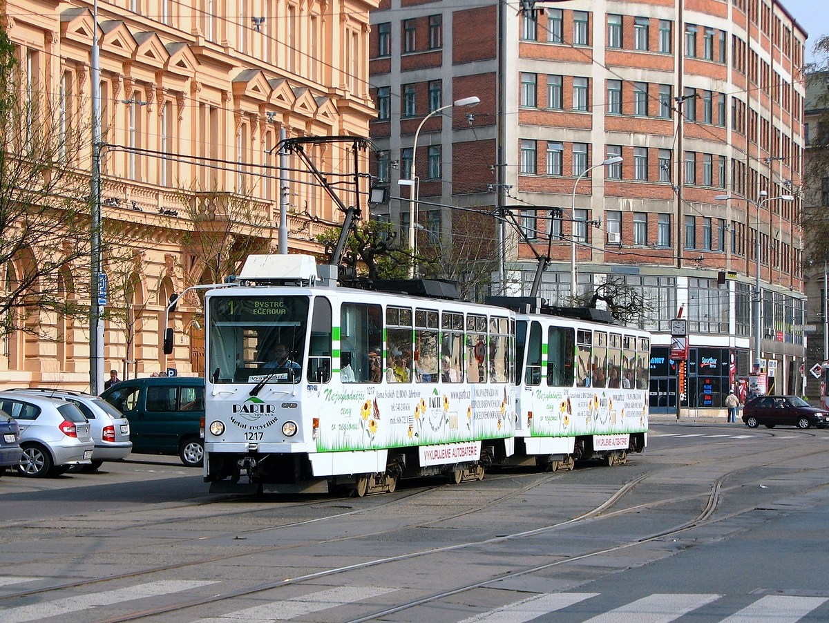 Brno, Tatra T6A5 № 1217