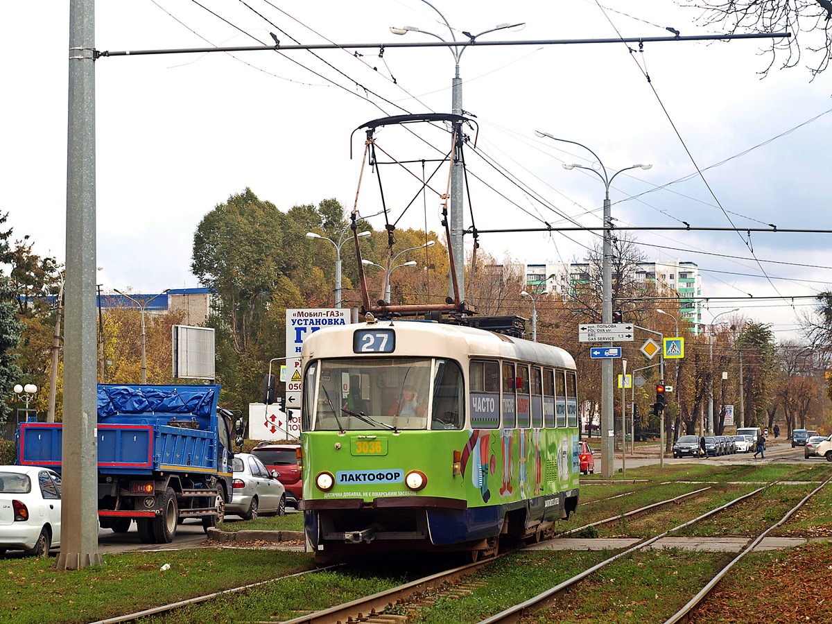 Харьков, Tatra T3A № 3036