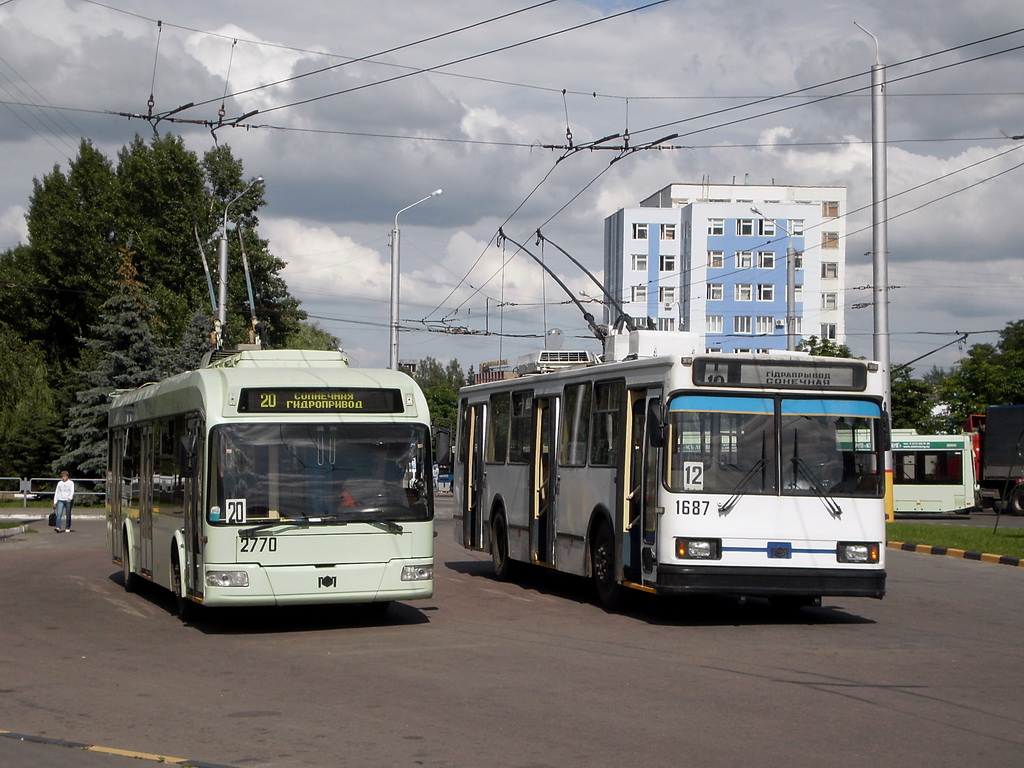 Гомель, БКМ 20101 № 1687; Гомель, БКМ 32102 № 2770