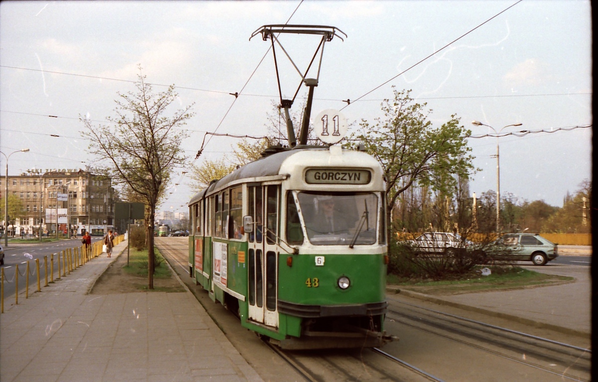 Познань, Konstal 102Na № 43