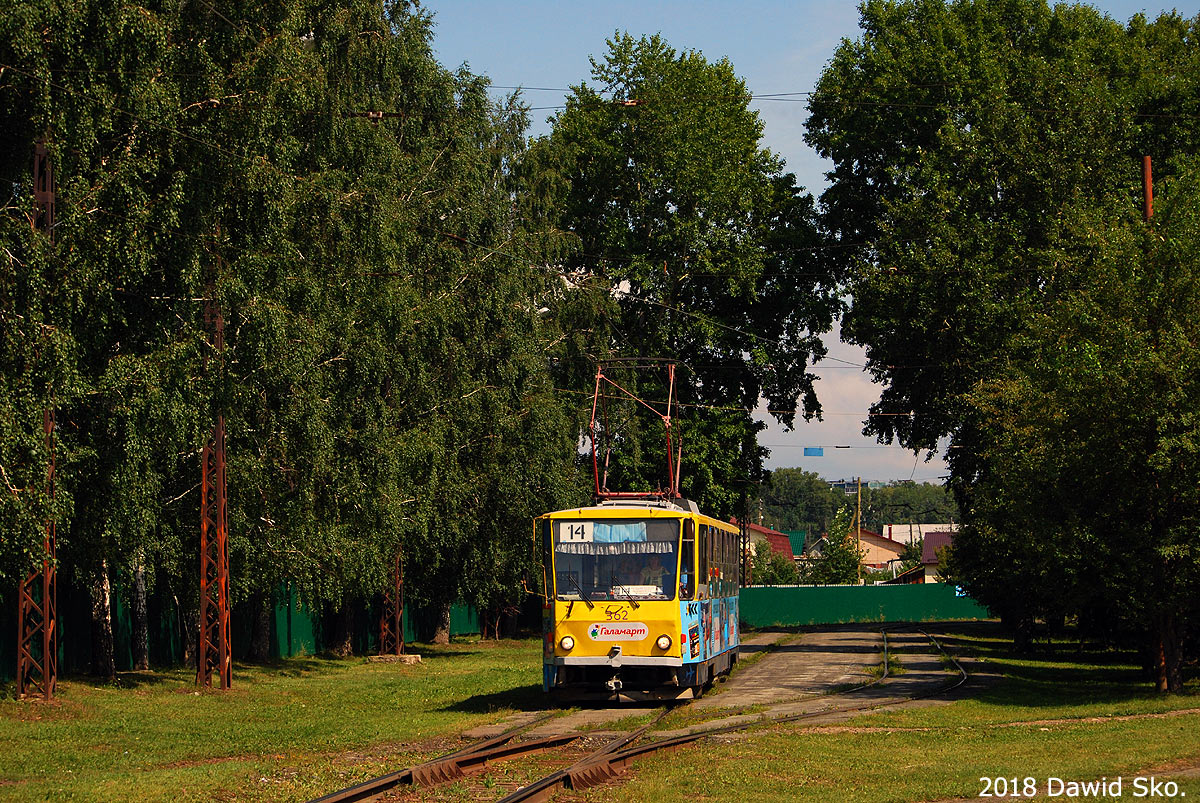 Екатеринбург, Tatra T6B5SU № 362