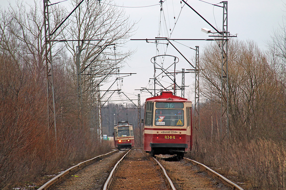 Санкт-Петербург, ЛВС-86К № 8148; Санкт-Петербург — Трамвайные линии и инфраструктура