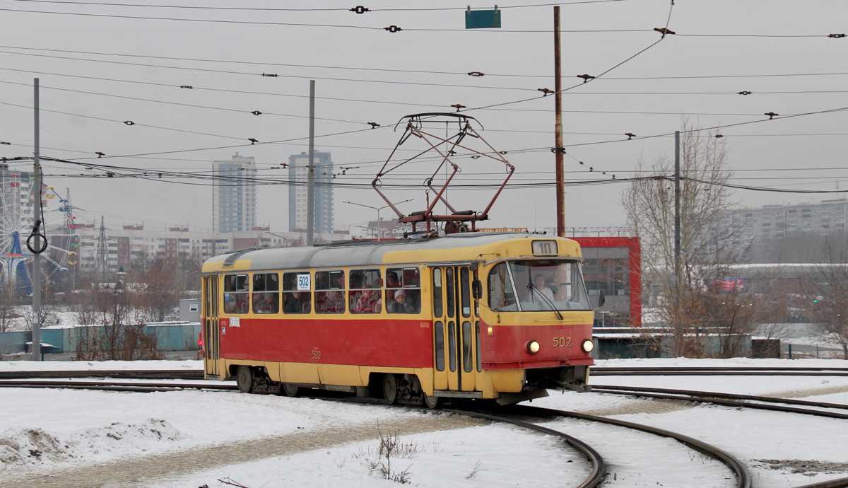 Jekaterynburg, Tatra T3SU (2-door) Nr 502