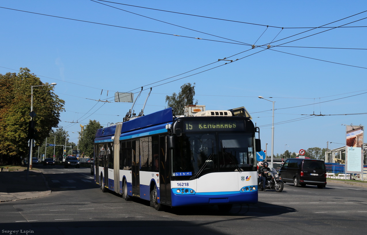 Рига, Solaris Trollino II 18 Ganz № 16218