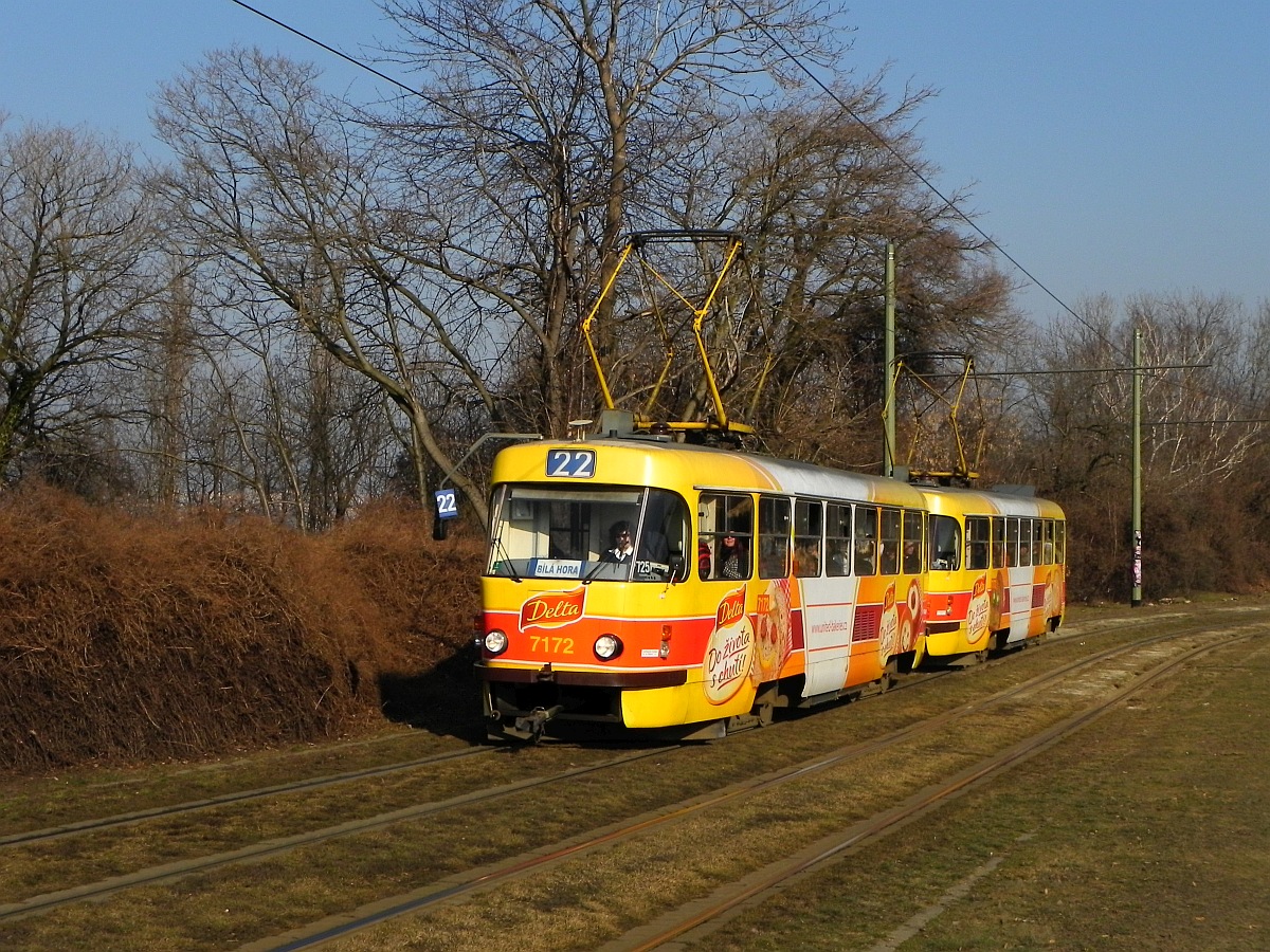 Прага, Tatra T3SUCS № 7172