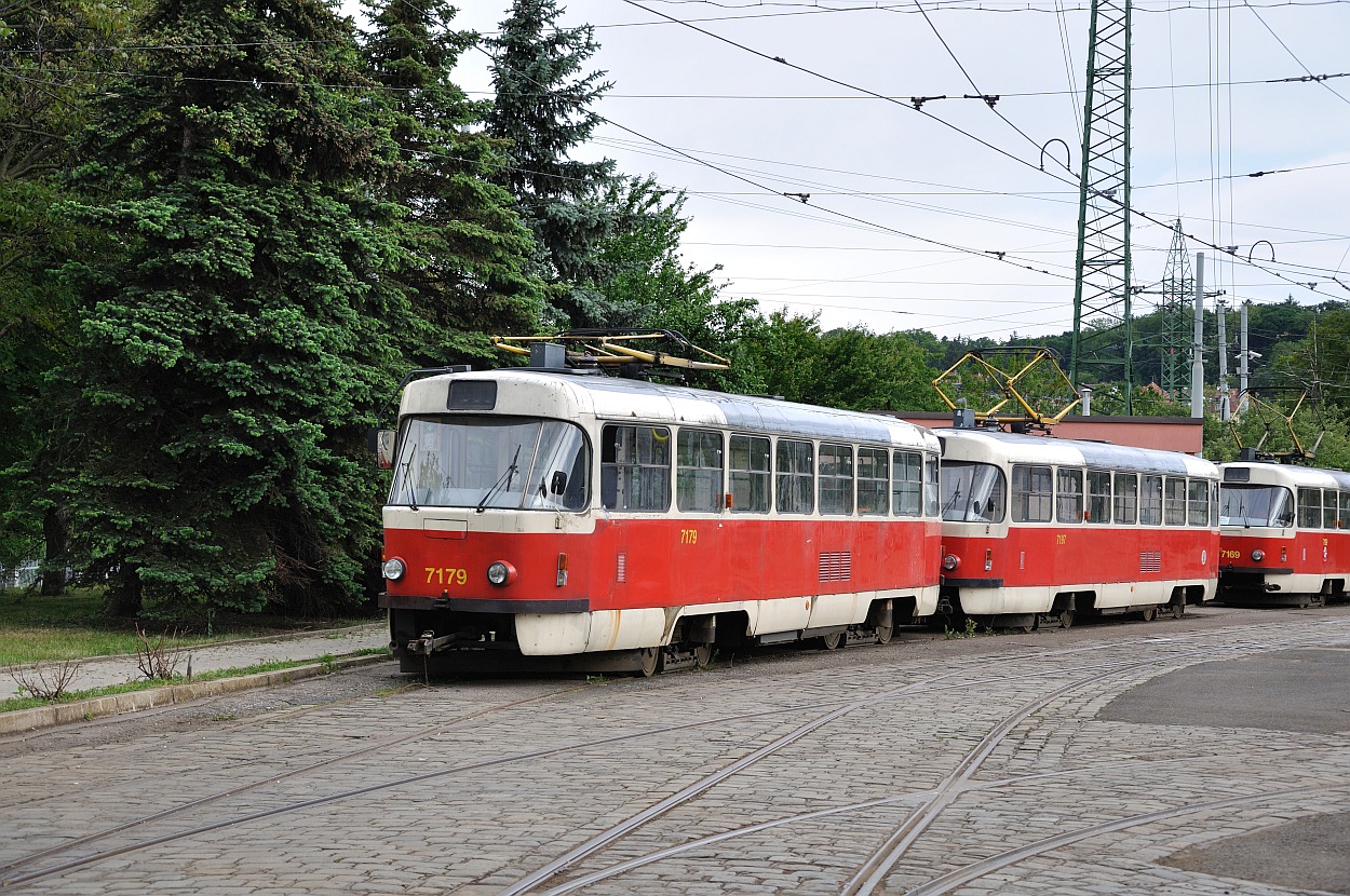 Прага, Tatra T3SUCS № 7179; Прага, Tatra T3SUCS № 7197