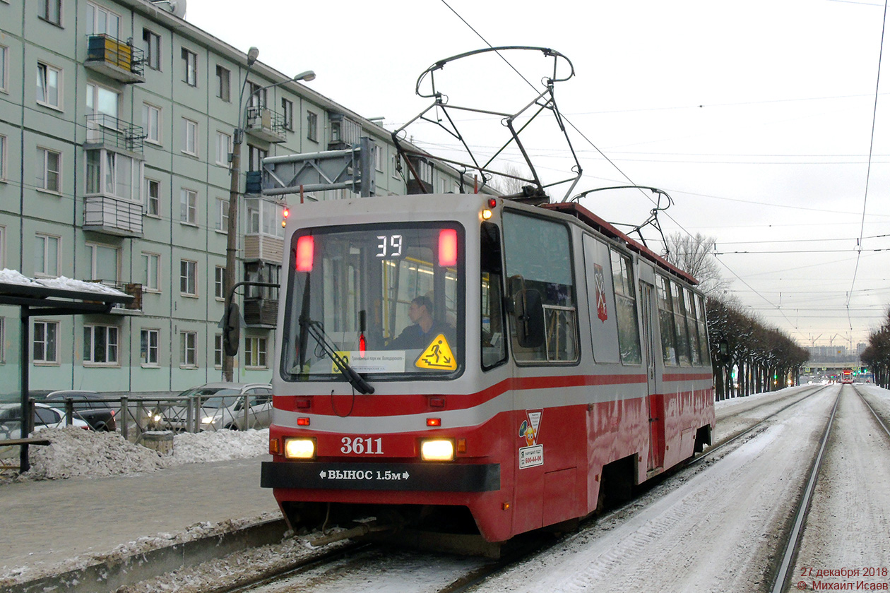 Санкт-Петербург, ТС-77 № 3611