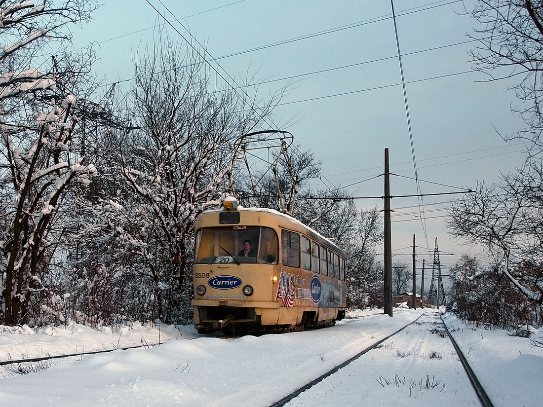 Одесса, Tatra T3SU № 3308; Одесса — Трамвайные линии: Хаджибейский лиман